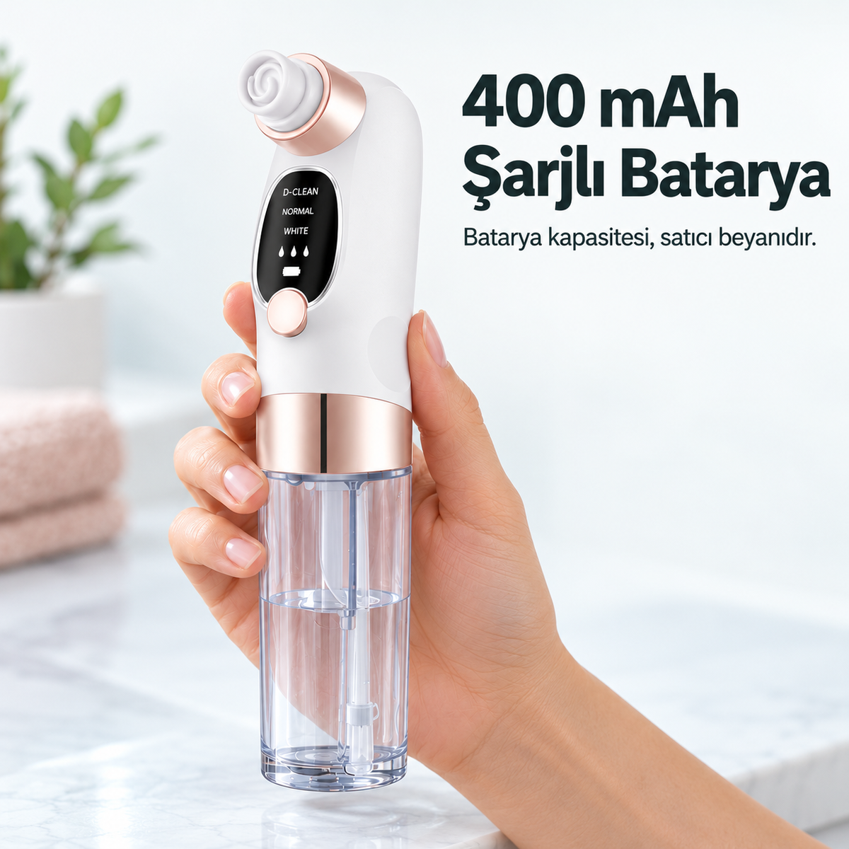 Su Hazneli Siyah Nokta Bakım Cihazı